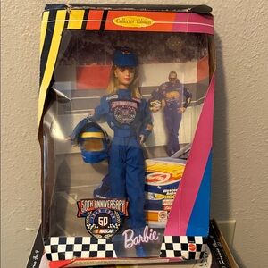 1998 50th Anniversary NASCAR Barbie Collector Edition